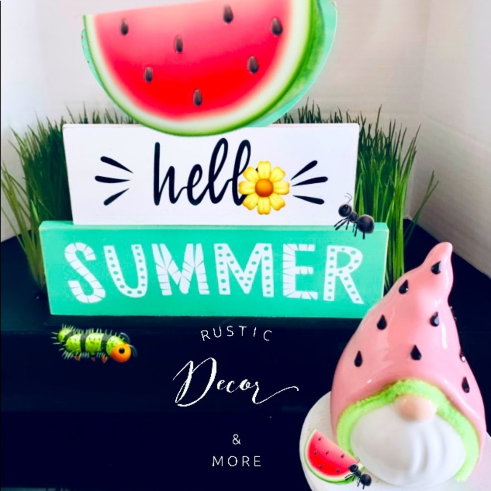 Summer Time Watermelon  Gnome